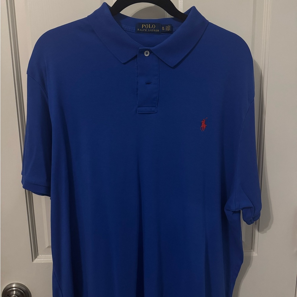 Polo by Ralph Lauren Men's Blue Polo Shirt XL